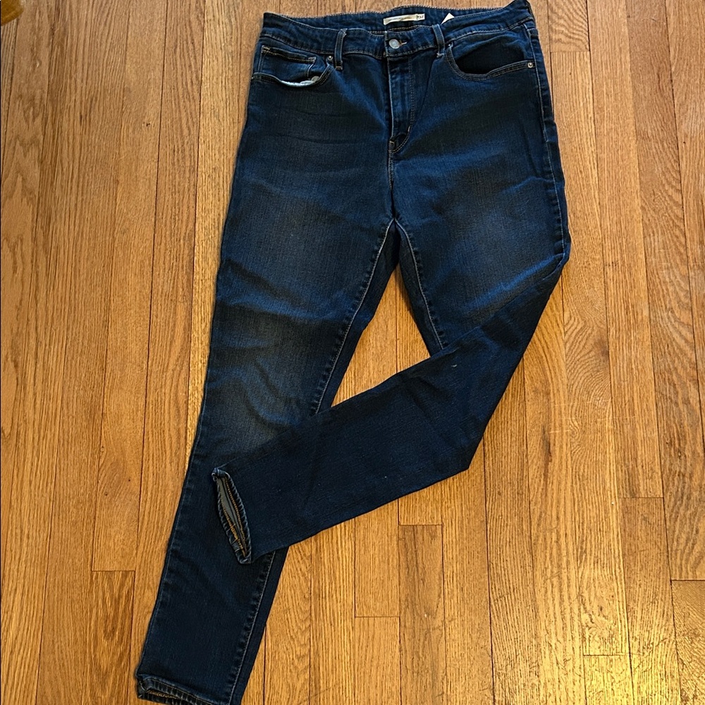 Levi's 721 Deep Indigo Cropped Jeans